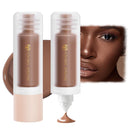 COODAM Full Coverage Foundation for Mature Skin - Long Wear Matte Face Foundation, Bottom Press Liquid Foundation Removable, Full Coverage Foundation for Women and Girls (06#, 40ml)