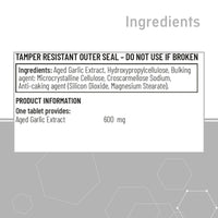 Quest - 90x Kyolic Garlic Tablets. High Strength 600mg Odourless Aged Garlic Extract for Heart, Immune, Digestive & Cognitive Health. Daily Dietary Supplement. Vegan & Gluten-Free (Pack of 1)