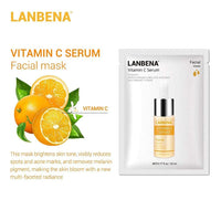 That's Ideal Marketplace Lanbena Anti-Ageing Multipack of 7 Pampering Facial Face masks, Vitamin C facemask, Hyaluronic Acid, 6 Peptides, Pore Treatment,24k gold Peptides, Ectoin Soothing, Improve fine lines and wrinkles