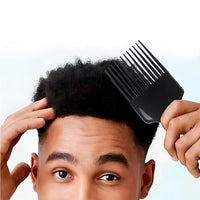Rotupap Afro Hair Comb - 3pcs Plastic Afro Pick Hair Comb - Wide Tooth Smooth Afro Pick Comb - Afro Comb For Detangling And Styling,For Curly,Frizzy,Wavy&Afro Hair,Wide Tooth Comb Hairdressing Styling Tool