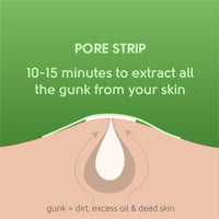 Pretty Face Facts Tea Tree Nose Pore Strips | Draws out impurities & oils, helping eliminate blackheads | 6 strips