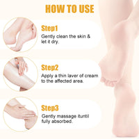 DMQ Urea Cream 60 Percent for Feet - Honey Foot Cream - Urea Foot Cream for Cracked Heels and Dry Skin - 2PCS Cracked Heel Repair Cream for Hands & Feet Skin Care - 60% Urea & Honey Foot Balm