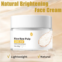 DMQ Rice Face Cream,Hydrating Face Moisturiser,Rosacea Cream for Face,High Firming & Deep Nourishing,Natural Rice Moisturising Cream Face,Brightening Face Cream,Sensitive Face Cream,Anti Aging Elasticity