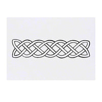 Azeeda 'Celtic Knotwork' Temporary Tattoo - Water Resistant, Skin-Safe, Non-Toxic Transfer (TO00016484)
