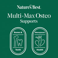 NATURE'S BEST Nature's Best Multi-Max Osteo Multivitamin for Bones - with Vitamin C, D, Magnesium, Calcium - Comprehensive Bone Health Support - UK Made - 90 Tablets (Over 1 Month's Supply)