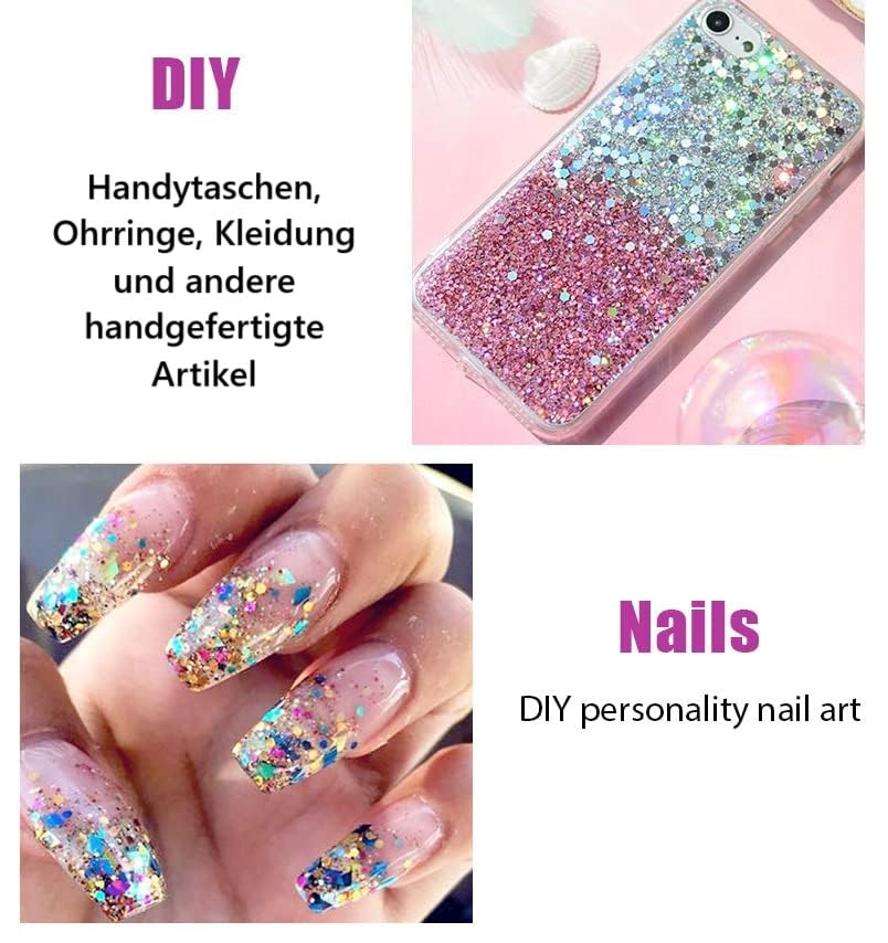 Beliky Girl Body Glitter Gel, 50ml Face Glitters Body Sequins Shimmer Liquid Eyeshadow, Mermaid Sequins Liquid Holographic Glitter Gel, Chunky Glitters for Eye Hair Nail DIY Art(Silver)