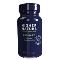 Higher Nature - Pro-Daily - Probiotic & Prebiotic - FOS - for Gut Health - Probiotics for Women & Men - Gluten Free - Vegan & Vegetarian - 90 Tablets