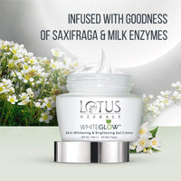 Lotus Herbals WhiteGlow Skin Whitening And Brightening Gel Cream | SPF-25 | 60g