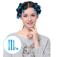 strrng 60 Pcs Perm Rods, 0.35 Inch No Damage Perming Rods, Small Blue Perm Rollers, Reusable Portable Perms Curlers, Perming Kit for Women & Men Natural Hairs Long Short Hairs Styling Tool.(Blue)