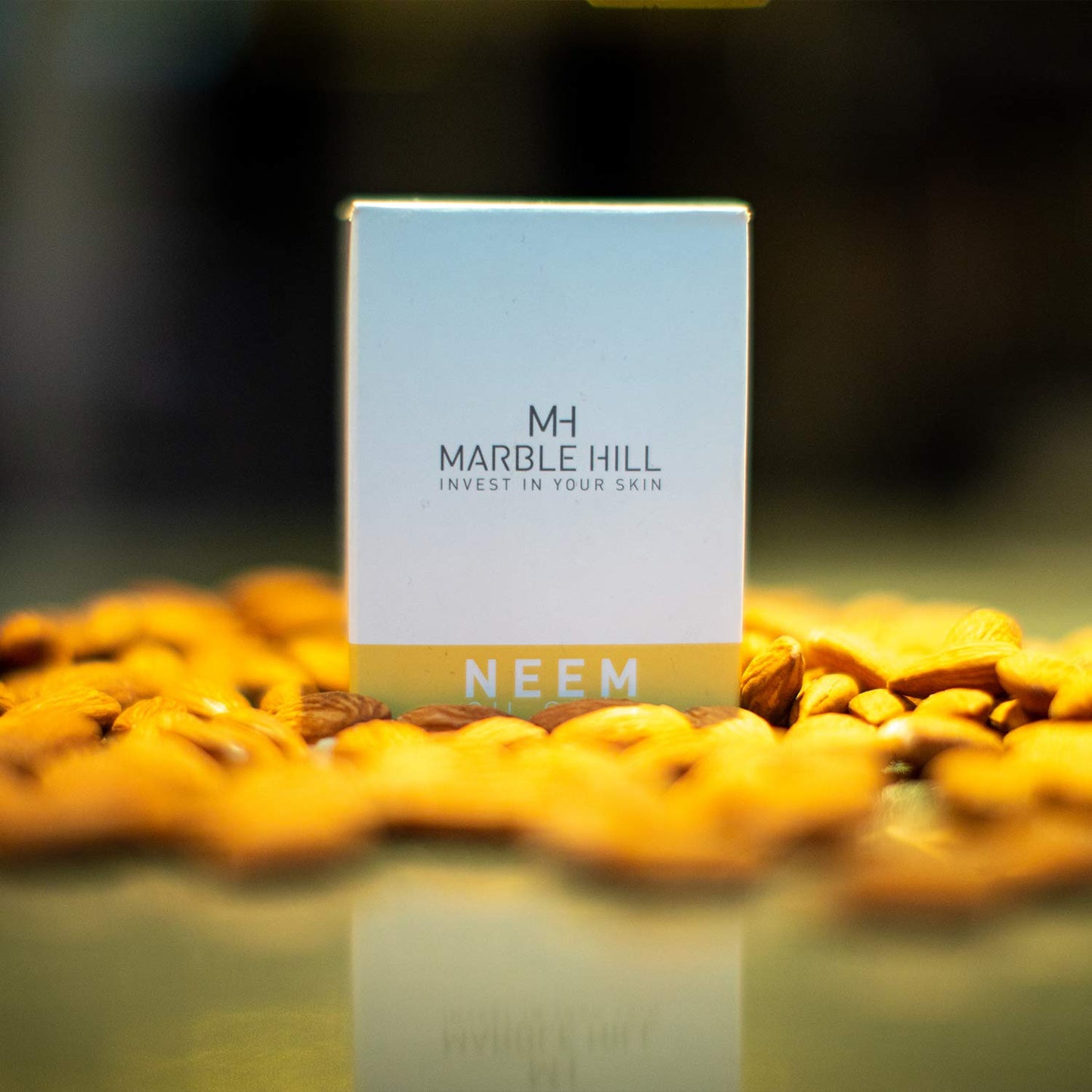 Marble Hill Neem Oil Soap Bar “Fabulously Moisturising - Sunday Times” Dry Sensitive Eczema-Prone Skin Psoriasis Natural Cleanser for Face Hands, Body All Ages with Shea Butter Vitamin E 100g