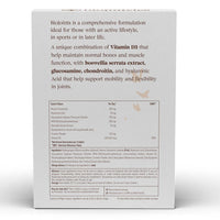Bionutrica BioJoints- Pack of 3 (60X3=180 Tabs)-A Powerful Combo of Glucosamine, Chondroitin, MSM, hyaluronic Acid, Vitamin D3 & Turmeric for Natural Joint, Bone & Muscle-GMP Certified- 3 Months Supply