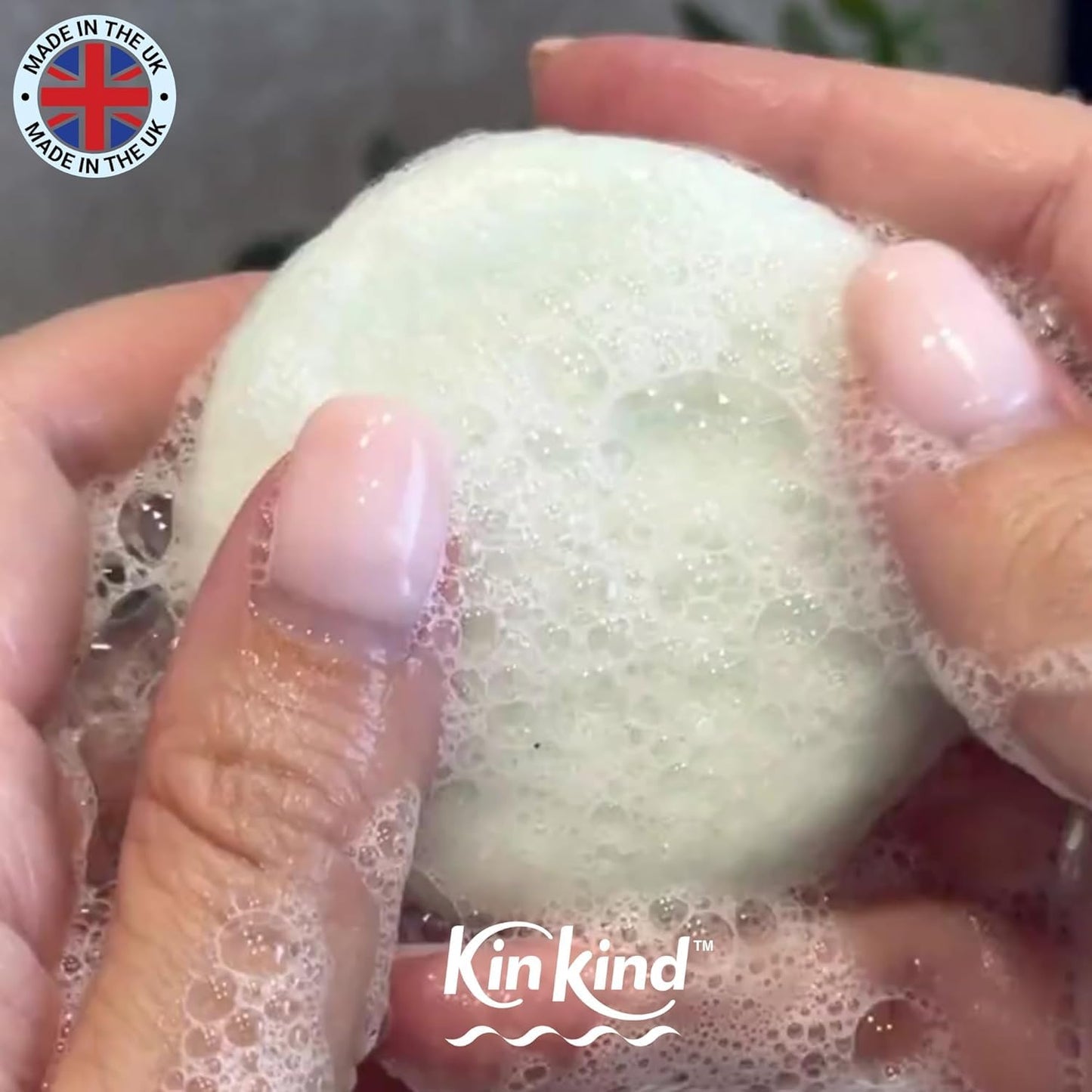 KinKind Rice Water Shampoo Bar for Hair Growth. Give Me STRENGTH! Shampoo Bars for hair UK made. Solid Shampoo Bar with Rice Protein & Rosemary for Thickening Menopause, Thinning, Fine & Flat Hair