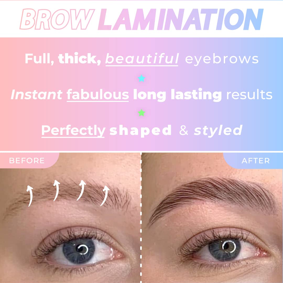 BEAU LASHES Brow Lamination Kit by Beau | Professional Eyebrow Lamination Kit with Keratin Conditioning | Instant DIY Eye Brow Lift Kit for Fuller, Thicker, Beautiful Brows | Easy to Use & Long Lasting Results