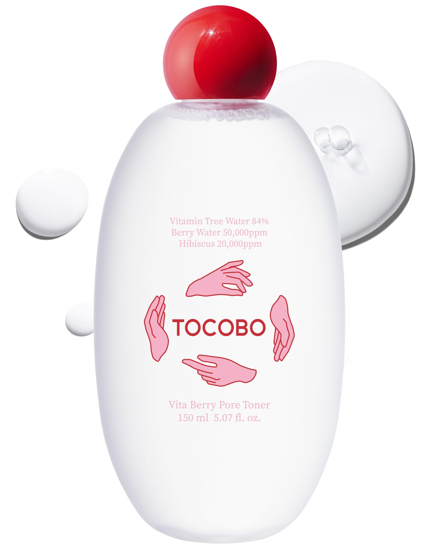 TOCOBO Vita Berry Pore Toner 5.07 fl.oz / 150ml, | Vitamin Facial Toner, Pore Tightening Toner, for Oily & Combination Skin