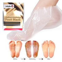 Infinitive Beauty 2 Pairs Foot Peeling Foot Mask - Exfoliating Socks and Moisturising Set for Peeling Off Calluses & Dead Skin