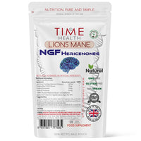 Lions Mane NGF - High Strength - Vegan - No Fillers, Binders or Flow Agents - Pullulan Capsules (120 Capsule Pouch)