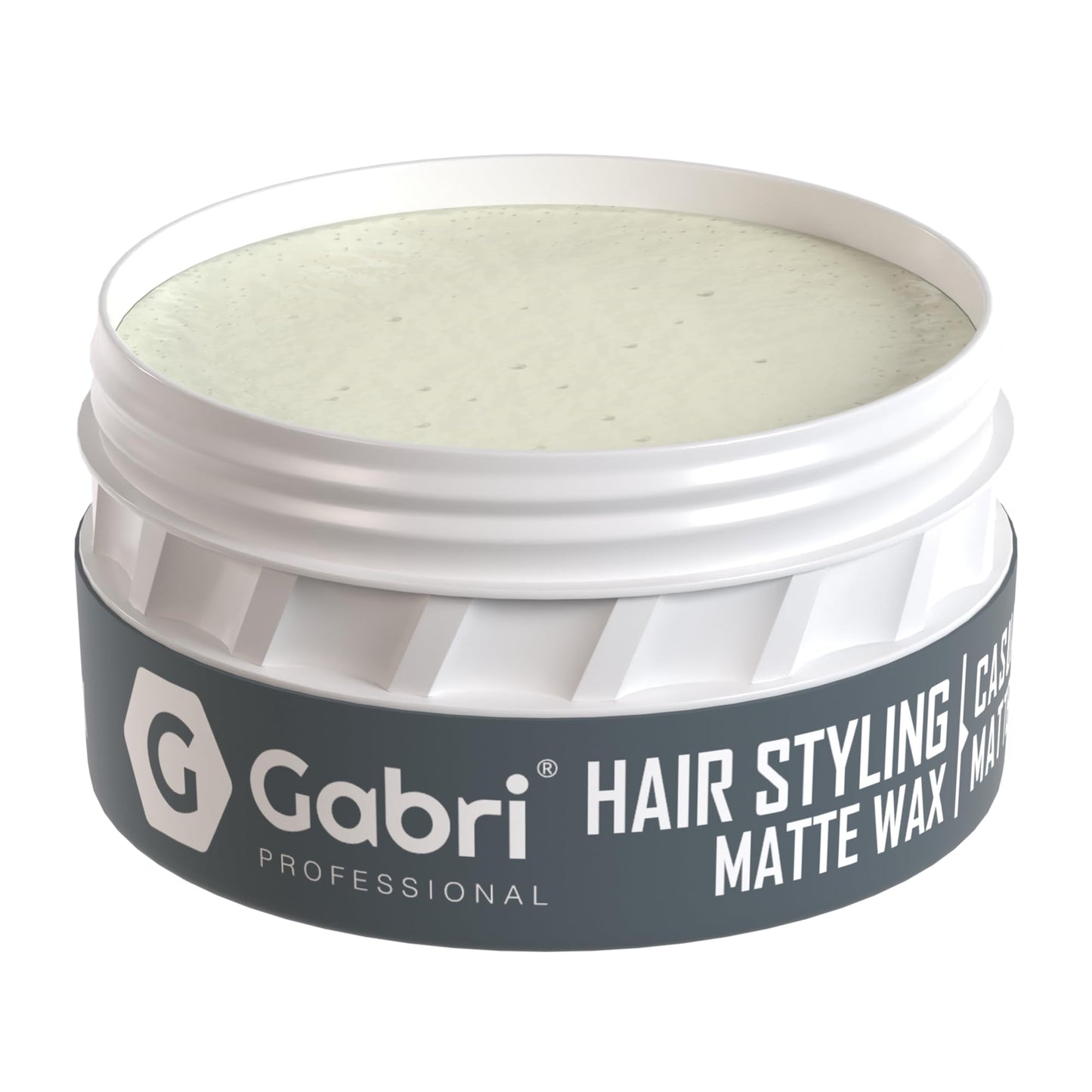 G Gabri Gabri Professional Hair Wax, Hair Styling Aqua Wax, 1 x 150 ml, Pack of 1 (Casual Matte Look (Grey))