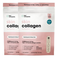 Feel Complete | Tasteless Collagen for Women | Grass Fed & Hydrolysed | Low Calorie | Premium Type 1 & 3 Bovine Collagen Peptides | Halal | Anti Ageing | Hair, Skin & Muscles | 600g | 60 Servings