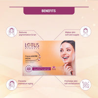 Lotus Herbals PapayaGlow Facial Kit with Peeling Mask, 4 in 1 Formula for All Skin Types, Reduces Pigmentation and Instant Glow (4 Use)