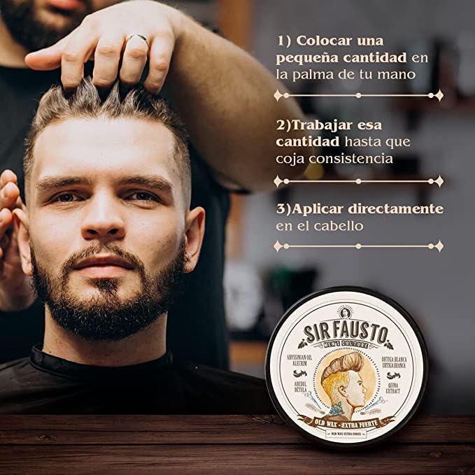 SIR FAUSTO Sir Fausto Old Wax Extra Strong. Extra Strong Styling Wax 100ml