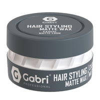 G Gabri Gabri Professional Hair Wax, Hair Styling Aqua Wax, 1 x 150 ml, Pack of 1 (Casual Matte Look (Grey))