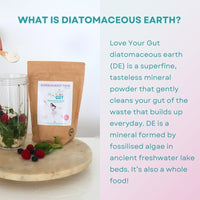 LOVE YOUR GUT Love Your Gut diatomaceous Earth Powder 100g, by Supercharged Food