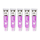 Nicka K NK lip gloss gel 15ml Vitamin E, Shiny, Nourishes, Lip gel (Blueberry, Pack Of 5)