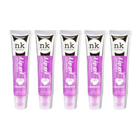 Nicka K NK lip gloss gel 15ml Vitamin E, Shiny, Nourishes, Lip gel (Blueberry, Pack Of 5)