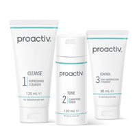Proactiv Solution 60 Day Facial 3-Step Routine, 1 x Cleanser 120 ml, 1 x Facial Toner 120 ml, 1 x Hydrator 60 ml (Pack of 1)