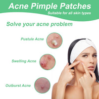 Zebrlan Pimple Patches 300 Counts Acne Patch Spot Patches Blemish Stickers Hydrocolloid Invisible Patches Spot Dots Acne Effectively Face Skin Care,4 Sizes