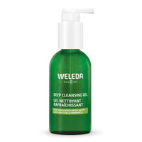 Weleda Organic Deep Cleansing Gel 150ml - Natural, light cleansing gel in a pump bottle.