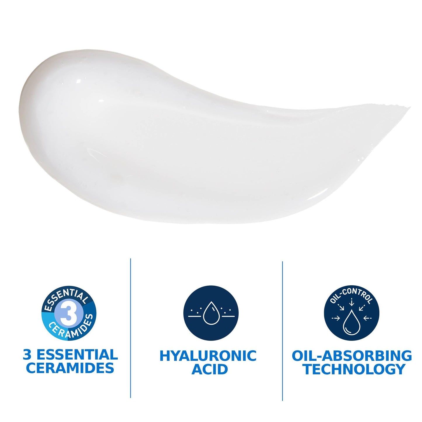 CeraVe Oil Control Gel-Cream Moisturiser With Oil Absorbing Technology & Ceramides For Combination and Oily Skin 52ml