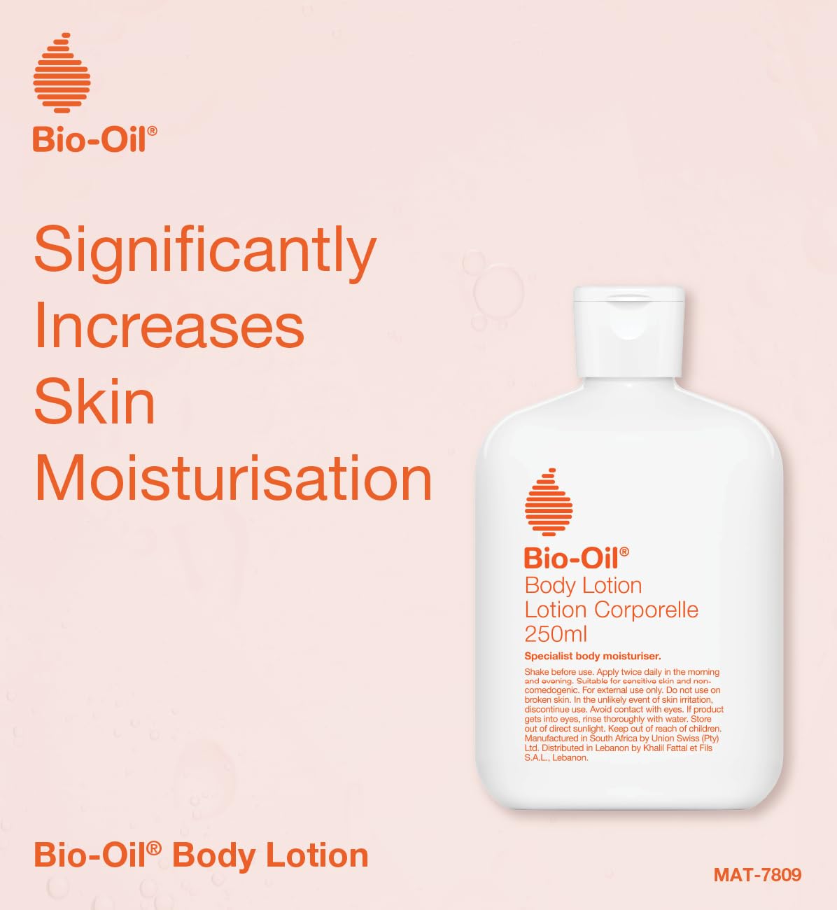 Bio-Oil Body Lotion for Dry Skin, Ultralight and Non-Greasy, 175ml