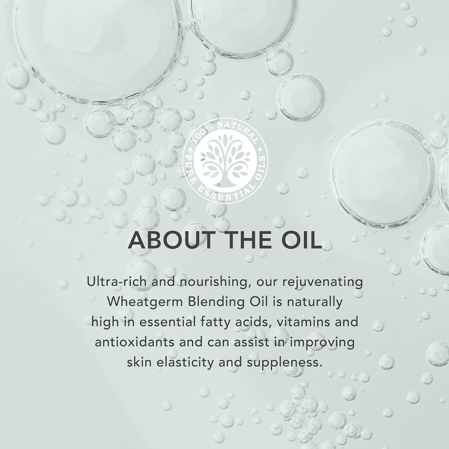 Tisserand - Wheatgerm Carrier Oil - Ethically Harvested Pure Blending Oil - for Aromatherapy and Body Massage - 100 ml