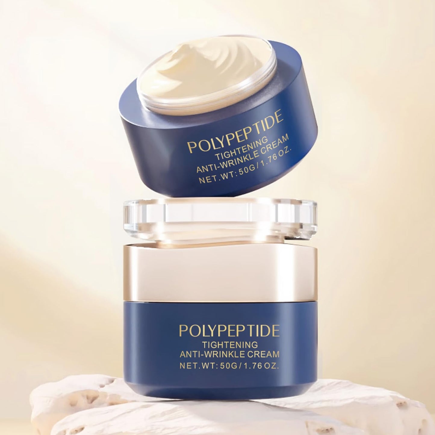 Wrinkle Removal Cream, Polypeptide Tightening Anti-Wrinkle Cream, Anti Wrinkle Face Cream, Face Moisturizer for Women, Wrinkle, Firming & Moisturizing, for All Skin Type (Wt:50g/1.76 Oz)