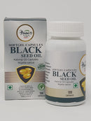 HUMI'S food products BLACKSEEDOIL Capsules| Kalonji |Cold Pressed| Nigella Sativa |Strong 500MG Capsules| 98 to 100 Count