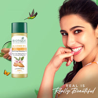 Biotique Almond Oil Soothing Face and Eye Makeup Cleanser for Normal To Dry Skin