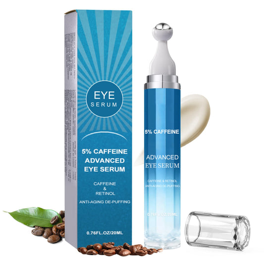 Allony Caffeine Eye Cream, Eye Cream for Dark Circles and Puffy Eyes, Eye Cream Anti Aging, Eye Bags Remover, Moisturizing, Firming and Anti-wrinkle(20ml)