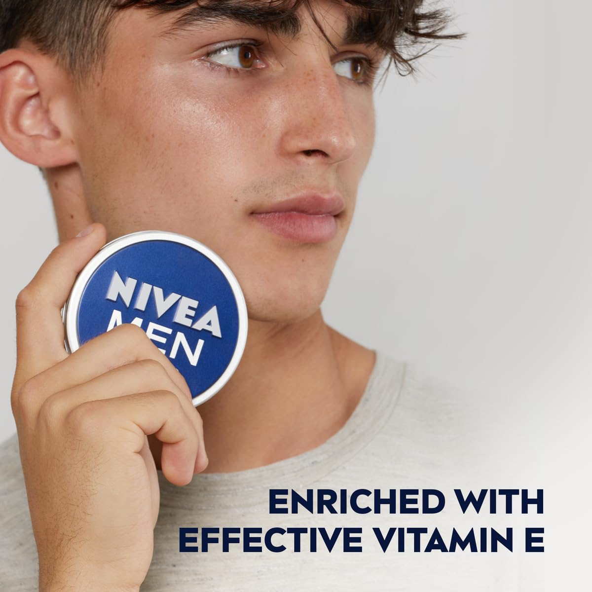 NIVEA MEN NIVEA Men Creme (75ml), Intensive Everyday Moisturising Cream for Whole Body, Fast-Absorbing Face, Body and Hand Cream, with Vitamin E and Aloe Vera Formula
