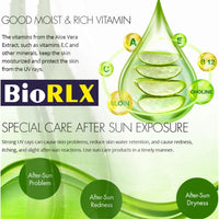 BioRLX 99% Purity Aloe Vera Gel with Collagen and Hyarulonic Acid for Face, Body and Hair 250 ml