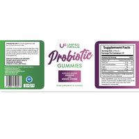 UF Unified Formulas Probiotic Gummies, Supports Helthy Digestive and Immune System, 60 Gummies