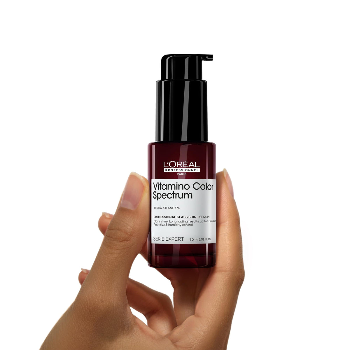 L'Oréal Professionnel Paris L'Oréal Professionnel Glass Shine Serum, Concentrated Serum Mirror, Protects & Provides Intense Shine, Vitamino Color Spectrum, 30ml