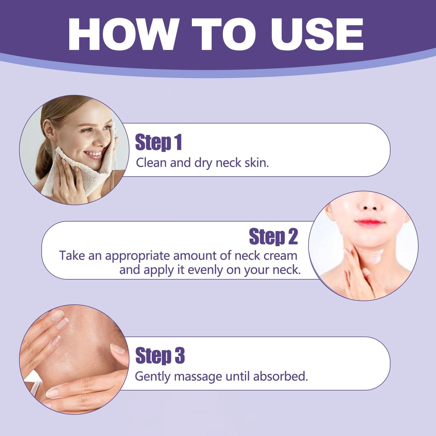 Nadiaen New Neck Firming Cream,Tighten & Lift Neck Cream Best Advanced Tightening and Repair Decolletage Cream Improving Neck Sagging Skin Reducing Wrinkles Skin Care Moisturizing Face Cream(50ml)