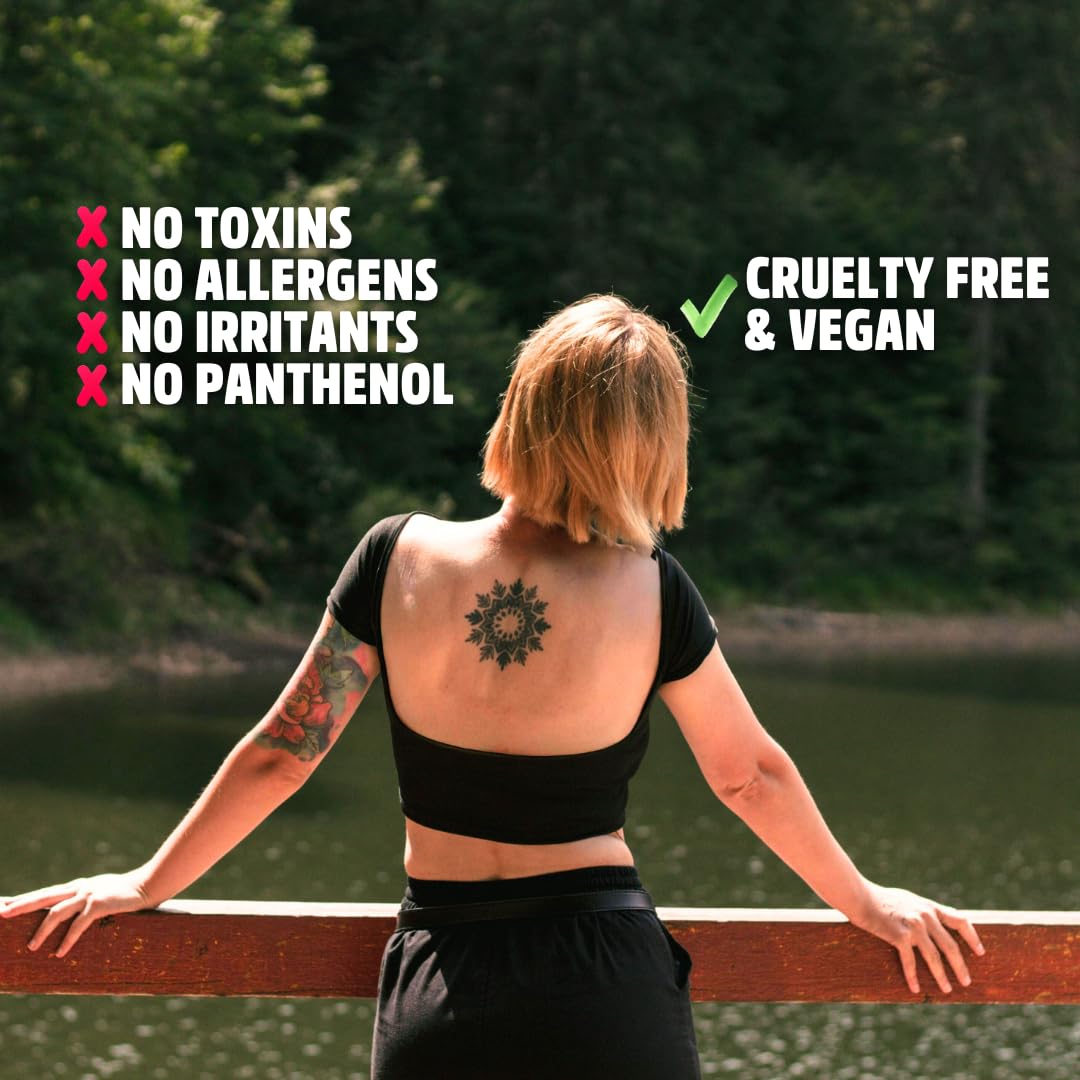 Butter Up Tattoo Aftercare - Heals & Brightens Tattoos, Natural, Organic, Cruelty Free, Rich Creamy Vegan Body Butter 100ml UK Made