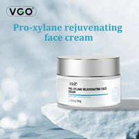 VGO Face Cream, Pro-Xylane Moisturiser Anti-Ageing Night Cream for All Skin Types 30g