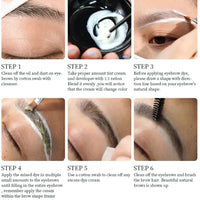 PLVNNZ E-yebrow T-int Kit,Eyebrow Tint,Lash Lift and Tint Kit,Professional Eyebrow & Eyelash Dye, Long-Lasting 6 Weeks, Fast & Easy DIY Brow Dye for Natural,With All Tools(Black)