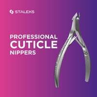 STALEKS PRO Smart 31 Quarter Jaw 4mm Professional Cuticle Nippers- Pack of 1 pcs - Model NS-31-4
