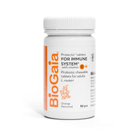 BioGaia BIOGAIA Protectis Probiotic Chewable Vitamin D3 Tablets, Orange Flavoured, 90 Pieces, for The Whole Family
