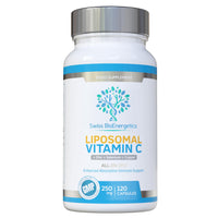 swiss bioenergetics Liposomal Vitamin C Complex with Zinc, Selenium and Copper : All-in-ONE Enhanced Absorption Immune Support : 250mg, 120 Vegan Capsules (4 Month Supply) : Non-GMO, Made in UK