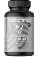 Max Botanics ALPHAMAX® Cellular Health, Natural Defence & Vitatlity Active Hexose Correlated Compound High Strenth AHCC Supplements 600mg Shiitake Mushroom Extract Vegan 120 Capsules UK Made